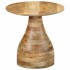 Mesa auxiliar madera maciza de mango Ø40x40