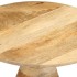Mesa auxiliar madera maciza de mango Ø40x40