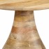 Mesa auxiliar madera maciza de mango Ø40x40
