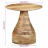Mesa auxiliar madera maciza de mango Ø40x40