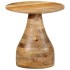 Mesa auxiliar madera maciza de mango Ø40x40