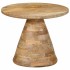 Mesa auxiliar madera maciza de mango Ø50x40