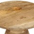 Mesa auxiliar madera maciza de mango Ø50x40