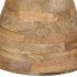 Mesa auxiliar madera maciza de mango Ø50x40