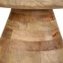 Mesa auxiliar madera maciza de mango Ø50x40