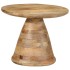 Mesa auxiliar madera maciza de mango Ø50x40