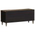 Mueble de TV madera maciza de mango gris claro 105x33,5x46