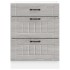 Mueble bajo de cocina Lucca madera contrachapada gris