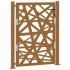Puerta de jardín de acero desgastado diseño ligero 105x130