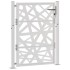 Puerta de jardín de acero desgastado diseño ligero 105x130