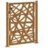 Puerta de jardín de acero desgastado diseño ligero 105x130