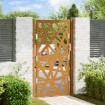 Puerta de jardín de acero desgastado diseño ligero 105x180 cm