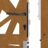 Puerta de jardín de acero desgastado diseño ligero 105x180