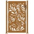Puerta de jardín de acero desgastado diseño ondulado 105x155