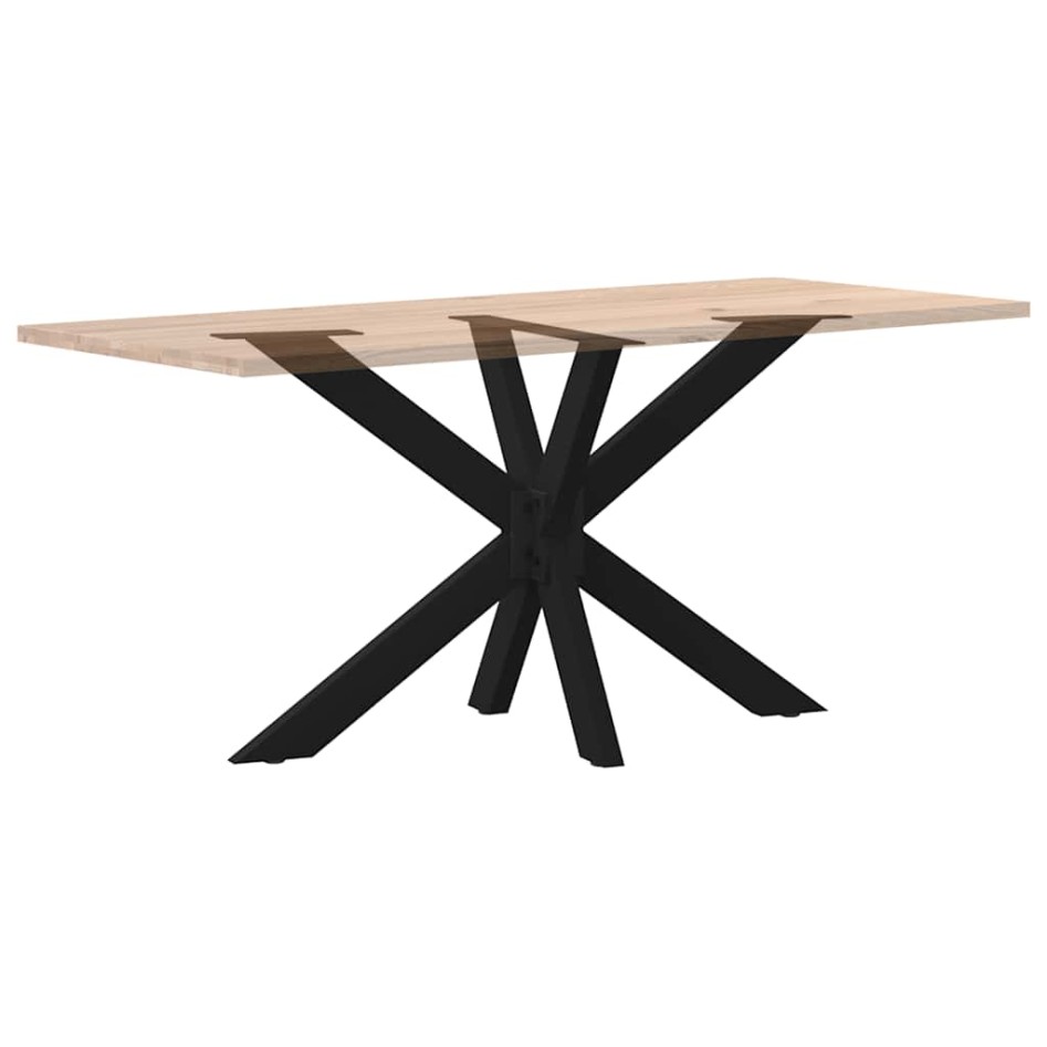 Pata de mesa comedor forma araña negra 120x68x(72-73) cm