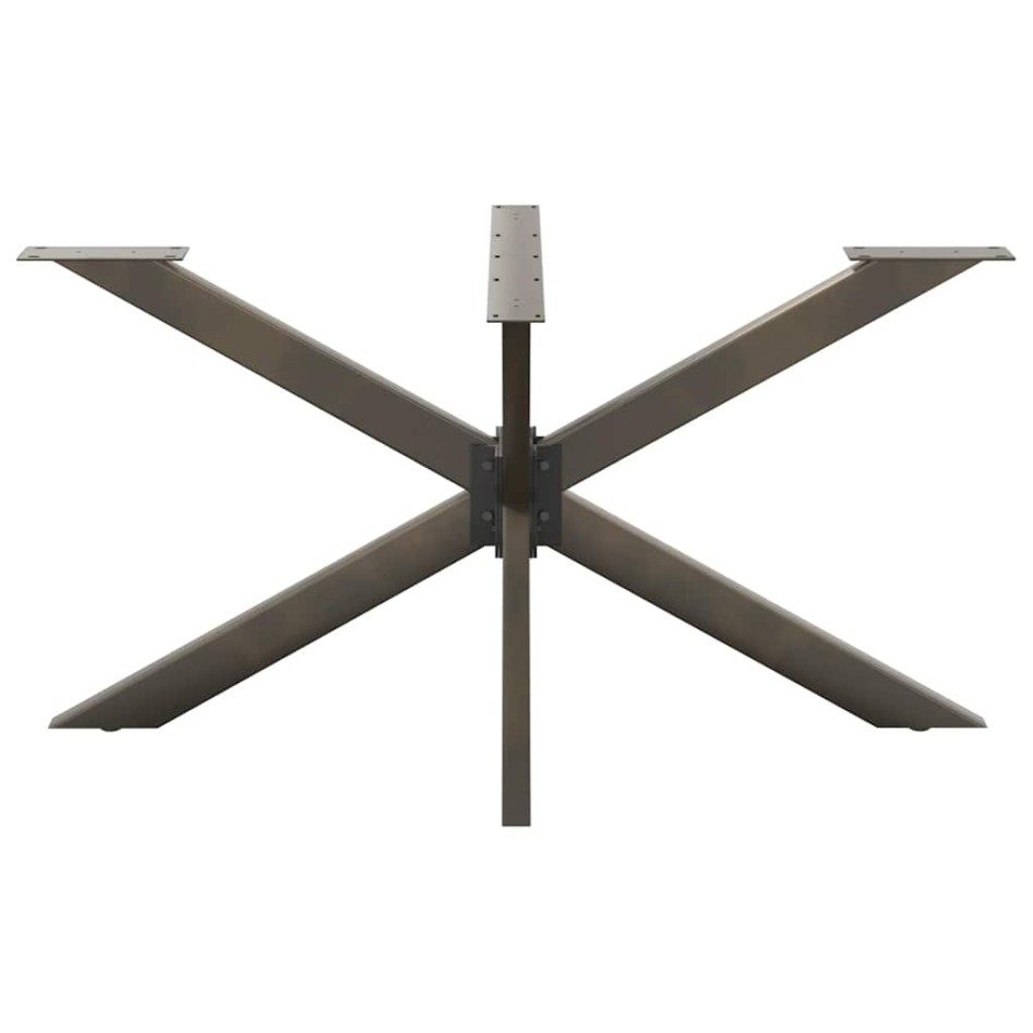 Pata mesa comedor forma araña natural 150x78x(72-73) cm