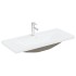 Set muebles de baño 2 piezas madera contrachapada gris