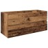 Mueble lavabo con lavabo integrado y grifo madera