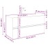 Mueble lavabo con lavabo integrado y grifo madera