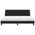 Cama con colchón de tela negro 180x200