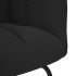 Sillón mecedora con taburete tela