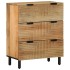 Aparador marrón 60x33x75 cm madera maciza