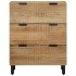 Aparador marrón 60x33x75 cm madera maciza