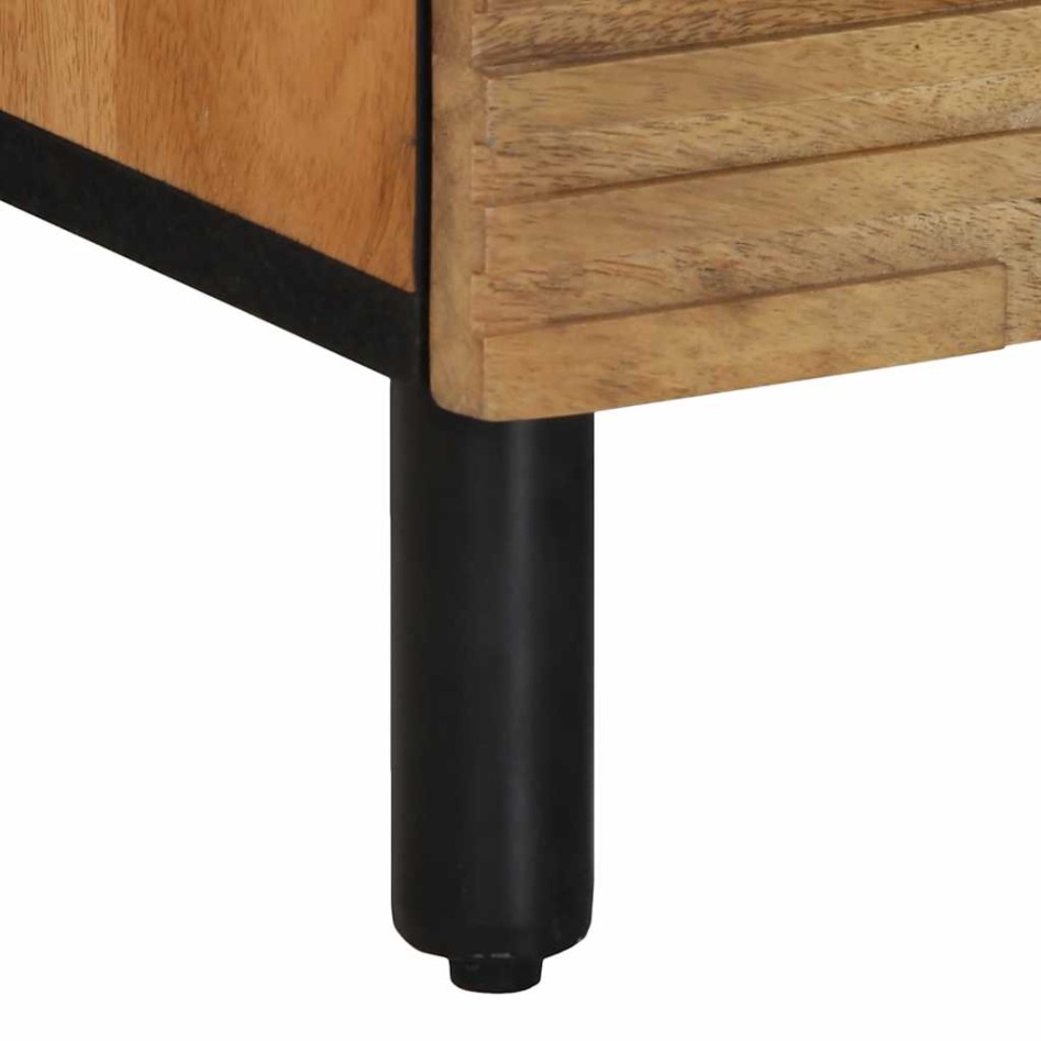 Aparador marrón 60x33x75 cm madera maciza