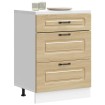 Mueble bajo de cocina Kalmar madera ingeniería de roble sonoma