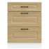Mueble bajo de cocina Kalmar madera ingeniería de roble