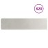 Bordes para césped 20 uds 25x103 cm acero