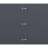 Bordes césped 20 uds antracita 25x103 cm acero laminado