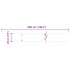Bordes césped 30 uds antracita 20x103 cm acero laminado