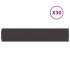 Bordes para césped 30 uds acero laminado frío negro 20x103