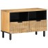 Mueble de TV madera maciza mango marrón 70x33x46