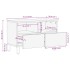 Mueble de TV madera maciza mango marrón 70x33x46