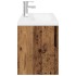 Mueble para lavabo con lavabo incorporado madera