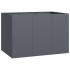 Jardinera acero gris antracita 120x80x80