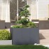 Jardinera acero gris antracita 120x80x80