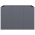 Jardinera acero gris antracita 120x80x80