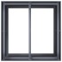 Jardinera acero gris antracita 80x80x80