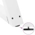 Patas de mesa de comedor 2 uds acero blanco 50x(72-73,3)