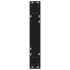 Patas para mesa de comedor 2 uds acero negro 60x(72-73,3)