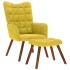 Sillón de relax con taburete terciopelo