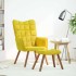 Sillón de relax con taburete terciopelo