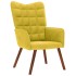 Sillón de relax con taburete terciopelo