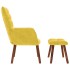 Sillón de relax con taburete terciopelo