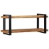 Estante de pared madera maciza de acacia 110x33x45