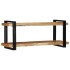 Estante de pared madera maciza de acacia 110x33x45