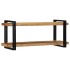 Estante de pared madera maciza de acacia 110x33x45